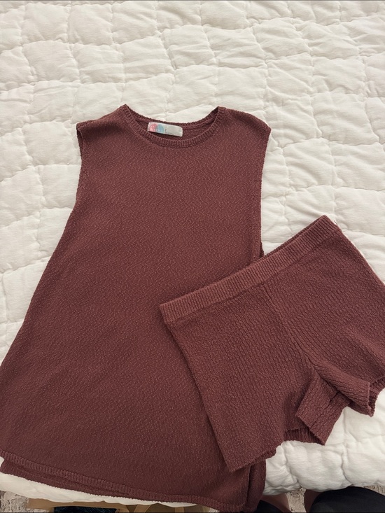 Free People Pants - Free People Sleeveless Knit Tank and Shorts Set